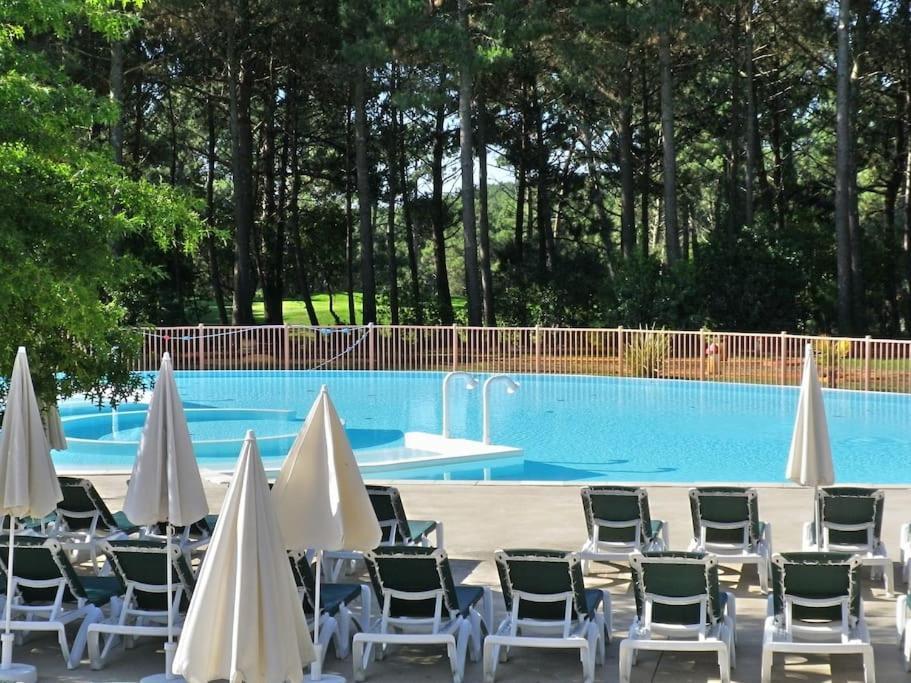Apt T2 Calme Sur Golf, Piscine, Ocean 10 Min En Velo ラカノー エクステリア 写真